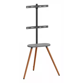 TV stovas InLine 23133W 43–65 colių ekranams su lentyna, laisvai pastatomas