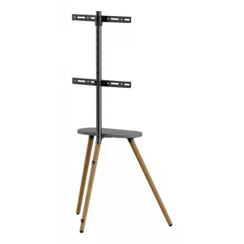 TV stovas InLine 23133W 43–65 colių ekranams su lentyna, laisvai pastatomas