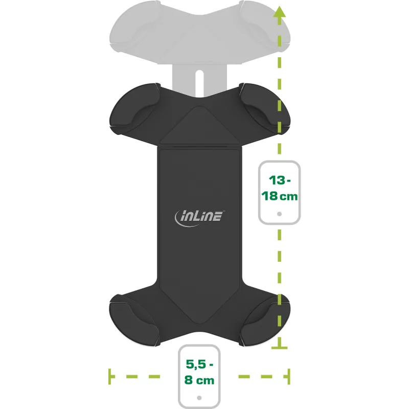 Pasyvus laikiklis InLine One Click Easy 3 Drive & Ride Set