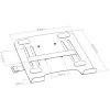 InLine laikiklis nešiojamam kompiuteriui su VESA 75 adapteriu
