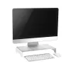 InLine monitorių platforma aliumininė 63 mm, iki 10 kg, laisvai pastatoma, sidabrinė 23175A