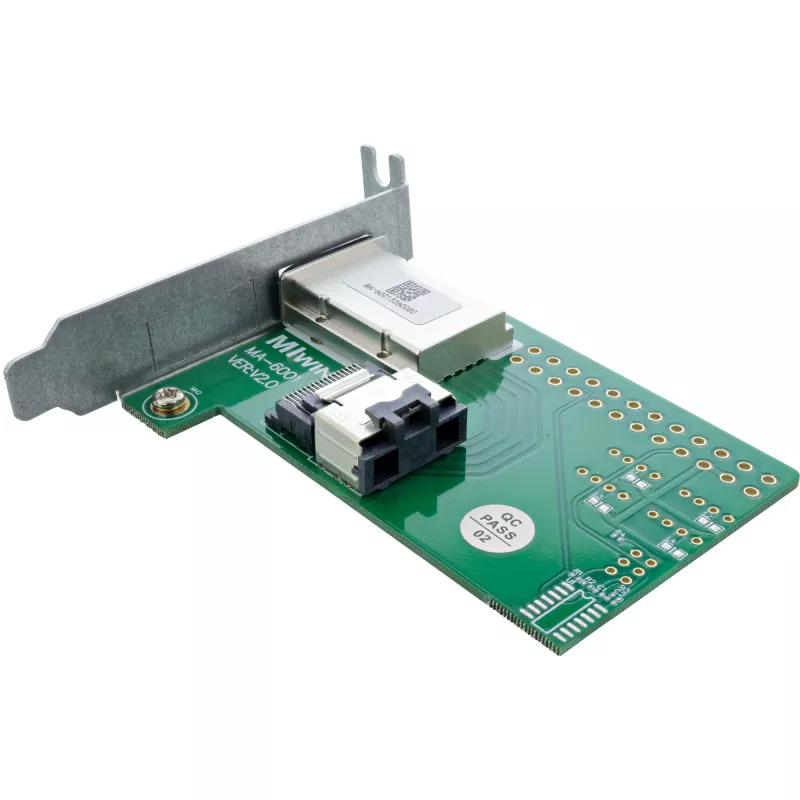 InLine SAS adapterio laikiklis žemo profilio, išorinis SFF-8088 / vidinis SFF-8087