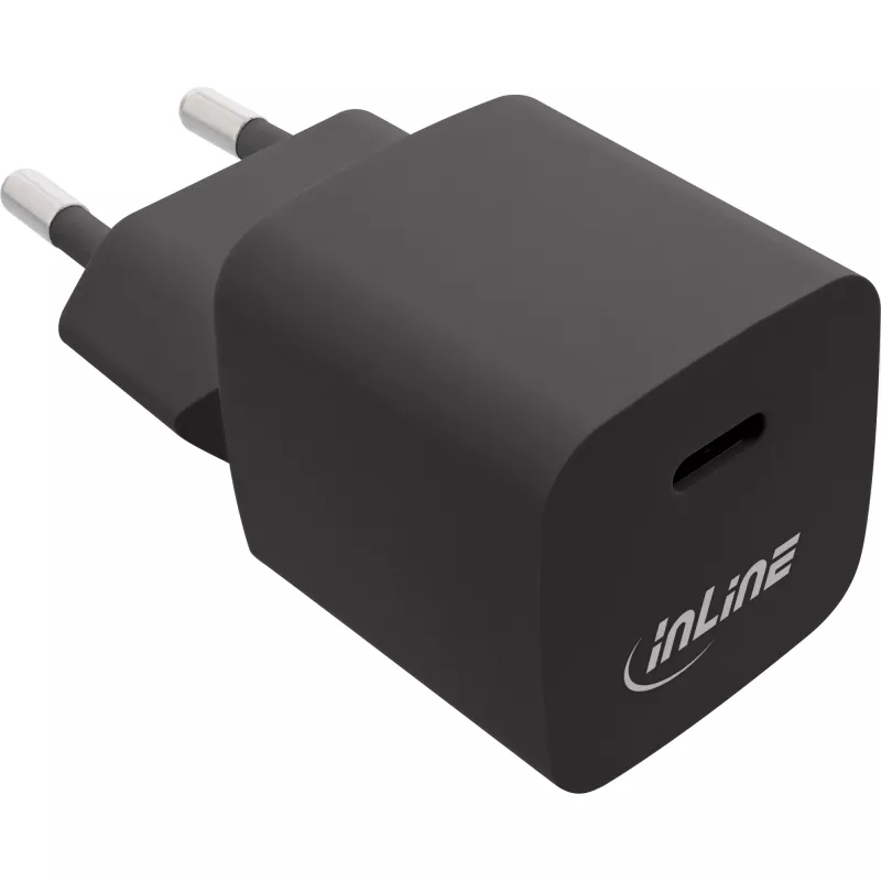 InLine USB-C įkroviklis, GaN, 33W, PD 3.0, PPS, juodas