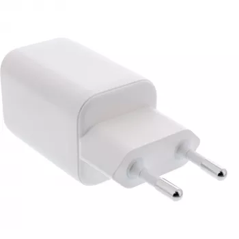 InLine USB maitinimo adapteris, įkroviklis USB-A + USB-C, 33W, PD + QC, baltas