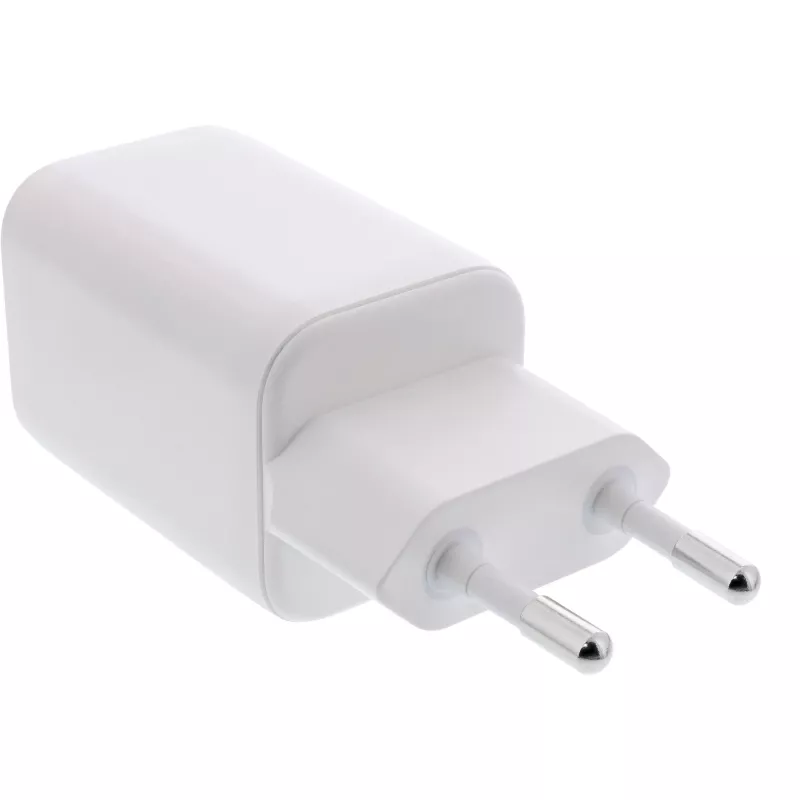 InLine USB maitinimo adapteris, įkroviklis USB-A + USB-C, 33W, PD + QC, baltas