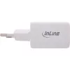 InLine USB maitinimo adapteris, įkroviklis USB-A + USB-C, 33W, PD + QC, baltas