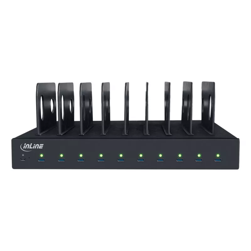 InLine 31516B universalus mobiliojo įrenginio įkroviklis 10 prievadų 1000 W juodas