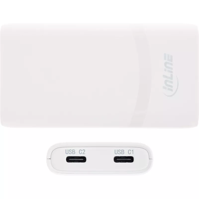 USB maitinimo adapteris InLine 31519C Dual USB-C 65W