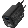 InLine USB PD maitinimo šaltinis, GaN įkroviklis, 2 prievadai, USB-C + USB-A, 30W, su ekranu