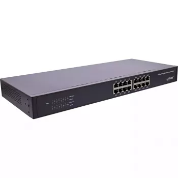 InLine Gigabit tinklo jungiklis 16 prievadų, 1Gb/s, 19 colių 1U, be ventiliatoriaus