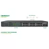 InLine PoE+ Gigabit tinklo jungiklis 24 prievadai, 1 Gb/s, 2x SFP, 19 colių 1U (su tvirtinimo kampais)