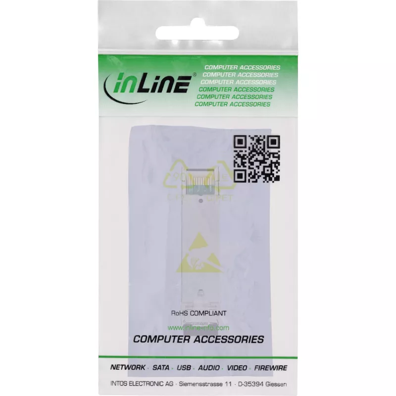 InLine SFP+ modulis 850nm daugiamodis su LC lizdais, 300m, 10Gb/s