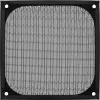 InLine apsauginis filtras ventiliatoriui, aliuminis, juodas, 120x120 mm