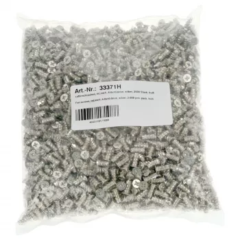 InLine ventiliatorių varžtai 5,0x10,0 mm sidabriniai 2000 vnt. pakuotė