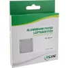 InLine apsauginis aliumininis filtras ventiliatoriui 92x92 mm 33379A