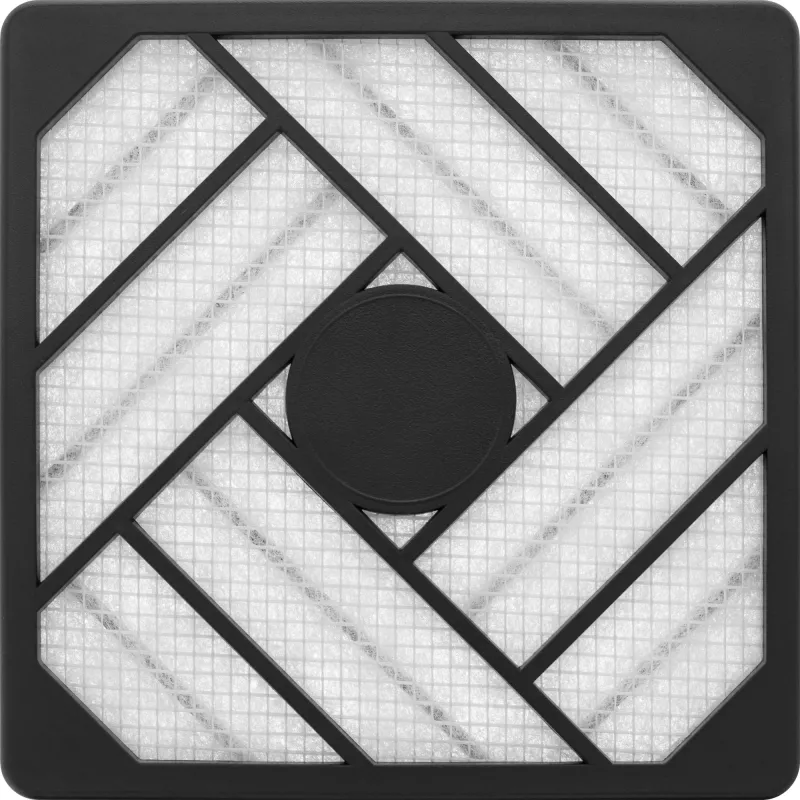 InLine filtro įdėklas su montavimo rėmeliu, 120 x 120 mm