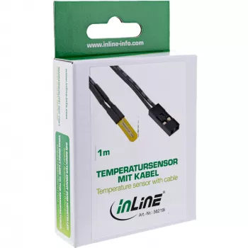 InLine temperatūros jutiklis / zondas universalus 2 kontaktų su 1 m kabeliu