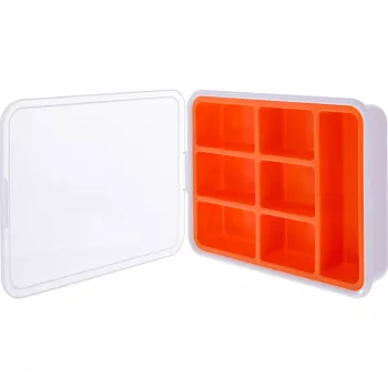 InLine Small Components Box 7 skyrių, 180x140x40 mm, oranžinė