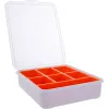 InLine Small Components Box 7 skyrių, 180x140x40 mm, oranžinė