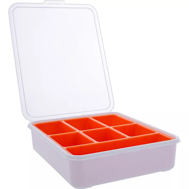 InLine Small Components Box 7 skyrių, 180x140x40 mm, oranžinė