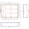 InLine Small Components Box 7 skyrių, 180x140x40 mm, oranžinė
