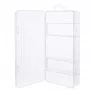 InLine® mažų detalių dėžutė, 5 skyriai, 206x107x33mm, permatoma