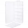 InLine Small Components Box, 18 skyrių, 207x110x27mm, permatoma