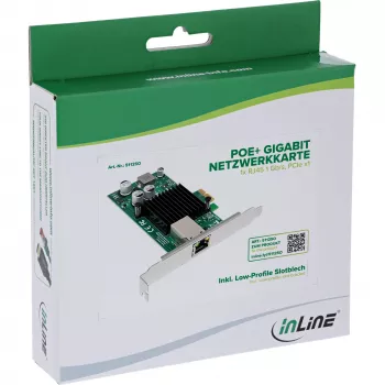 InLine 51125O Vidinė Ethernet tinklo plokštė 1000 Mbit/s PCI Express