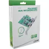 InLine 51126A dviejų prievadų 2.5 Gigabit tinklo plokštė, 2x RJ45, PCIe x1, su LP laikikliu