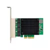 InLine Quad Gigabit tinklo plokštė, 4x RJ45 2,5 Gb/s, PCIe x4, su žemo profilio laikikliu