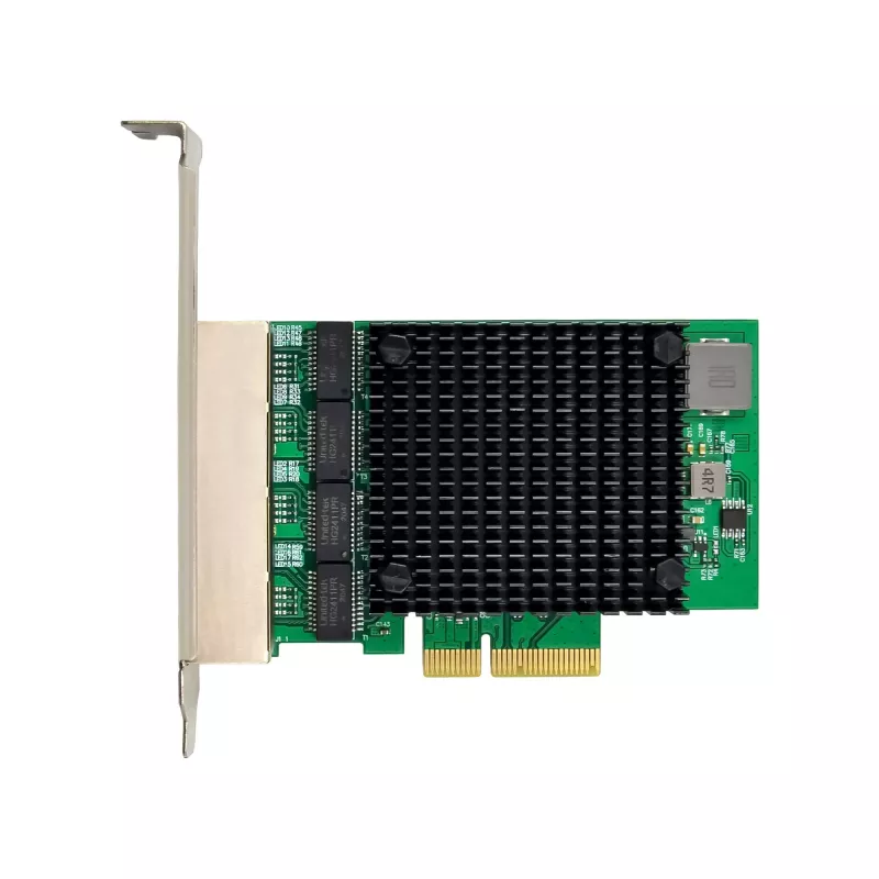 InLine Quad Gigabit tinklo plokštė, 4x RJ45 2,5 Gb/s, PCIe x4, su žemo profilio laikikliu