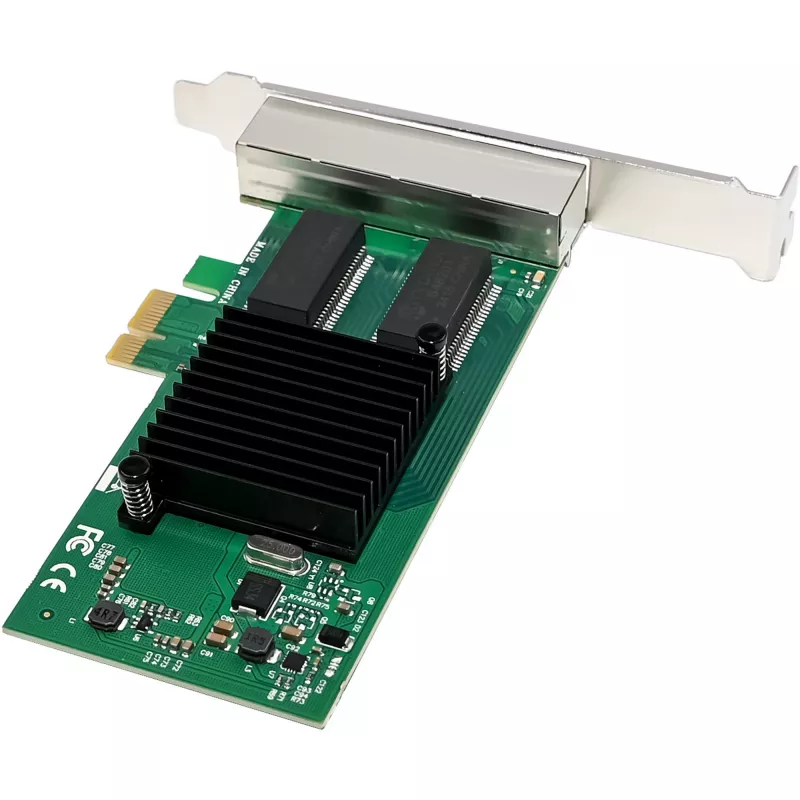 InLine 51127D vidinė tinklo plokštė 4x RJ45 Gigabit Ethernet PCI Express