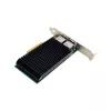 InLine Dual 10 Gigabit tinklo plokštė, 2x RJ45 10Gb/s, PCIe x8, su žemo profilio laikikliu