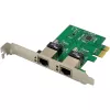 Tinklo plokštė InLine 51128K Dvigubas Gigabit 2x RJ45 PCIe x1