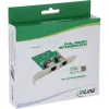 Tinklo plokštė InLine 51128K Dvigubas Gigabit 2x RJ45 PCIe x1
