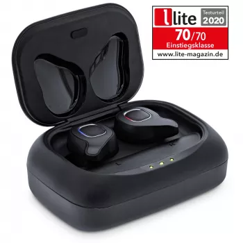InLine PURE Air TWS, belaidės ausinės „In-Ear“ su „Bluetooth“ ir Qi dėklu-pakrovėju
