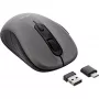 InLine pelė 3-in-1, Bluetooth + 2x 2,4 GHz, 5 mygtukai, optinė, pilka/juoda