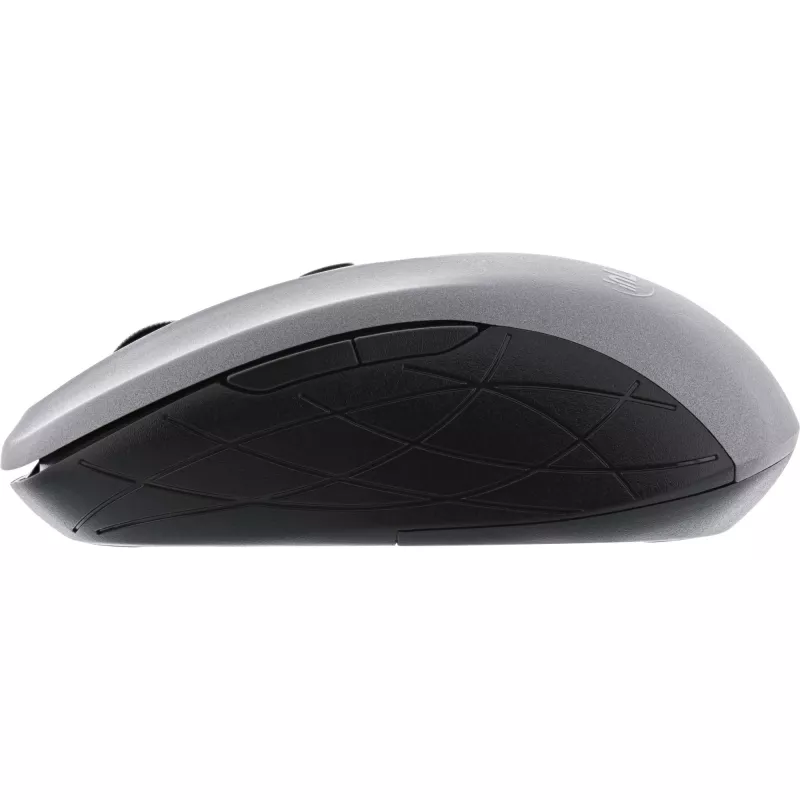 InLine pelė 3-in-1, Bluetooth + 2x 2,4 GHz, 5 mygtukai, optinė, pilka/juoda