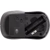 InLine pelė 3-in-1, Bluetooth + 2x 2,4 GHz, 5 mygtukai, optinė, pilka/juoda