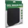 InLine pelėdėlio kilimėlis su geliniu riešo atramu, 235x185x25 mm, juodas