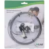 InLine nešiojamojo kompiuterio apsauginis užraktas su raktu 4,4 mm x 2 m