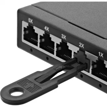 InLine RJ45 prievadų blokavimo kištukai, 20 vnt. pakuotė, juodi