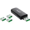 InLine papildymo rinkinys 20 vnt. USB prievadų blokatorių žali 55723N