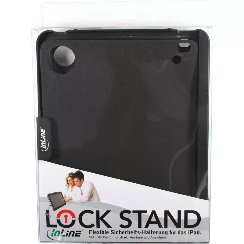 InLine iPad apsauginis stovas su spyna ir rakteliais 2 m