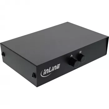 InLine Serial jungiklis mechaninis 2 prievadų RS232 9 kontaktų Sub-D Laidinis