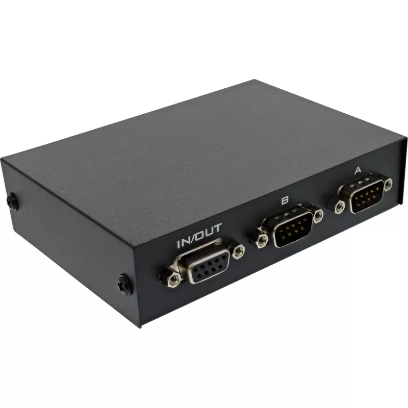 InLine Serial jungiklis mechaninis 2 prievadų RS232 9 kontaktų Sub-D Laidinis