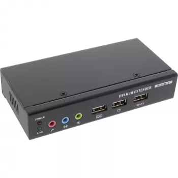 InLine DVI USB KVM ilgintuvas per TP kabelį su garsu iki 50 m