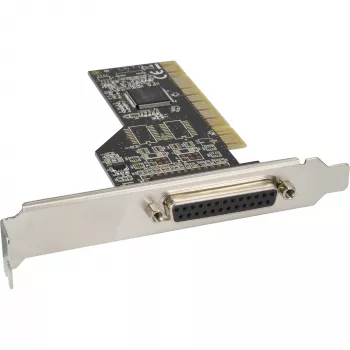 InLine PCI kelių I/O valdiklio plokštė 1 lygiagretusis prievadas 25 kontaktų