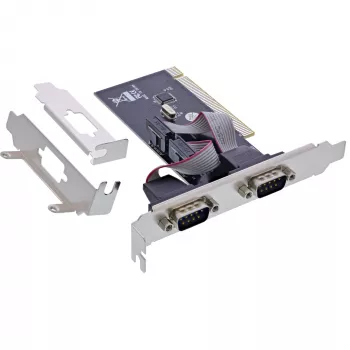 InLine PCI daugiafunkcinė valdiklio plokštė su 2 DB9 nuosekliaisiais prievadais