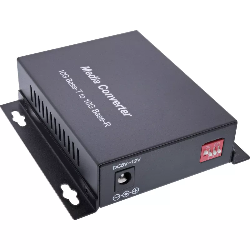 InLine 66659E tinklo medijos keitiklis 10 Gb/s 850 nm Daugiamodis Juodas